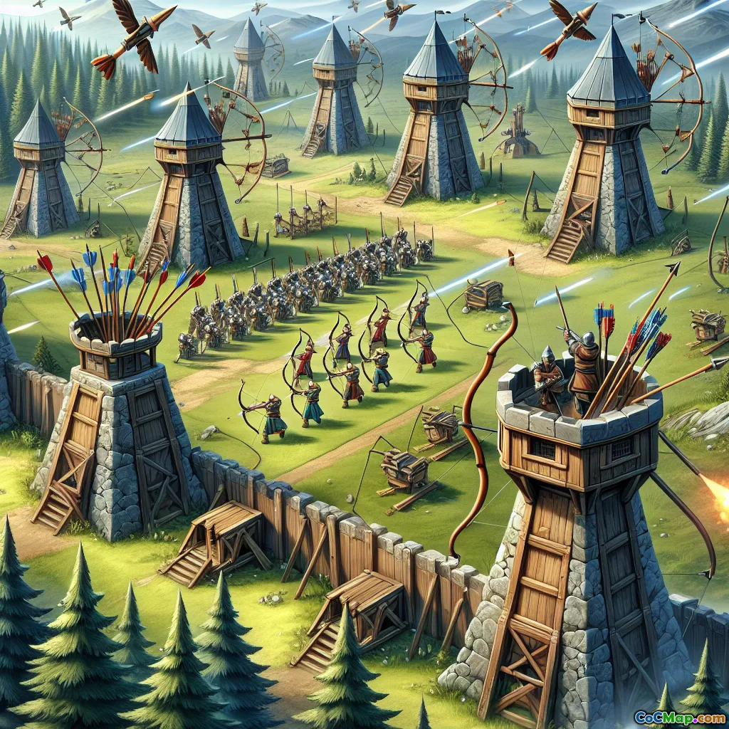 Archer Towers: Hemligheten till balanserat försvar mot luft- och mark trupper