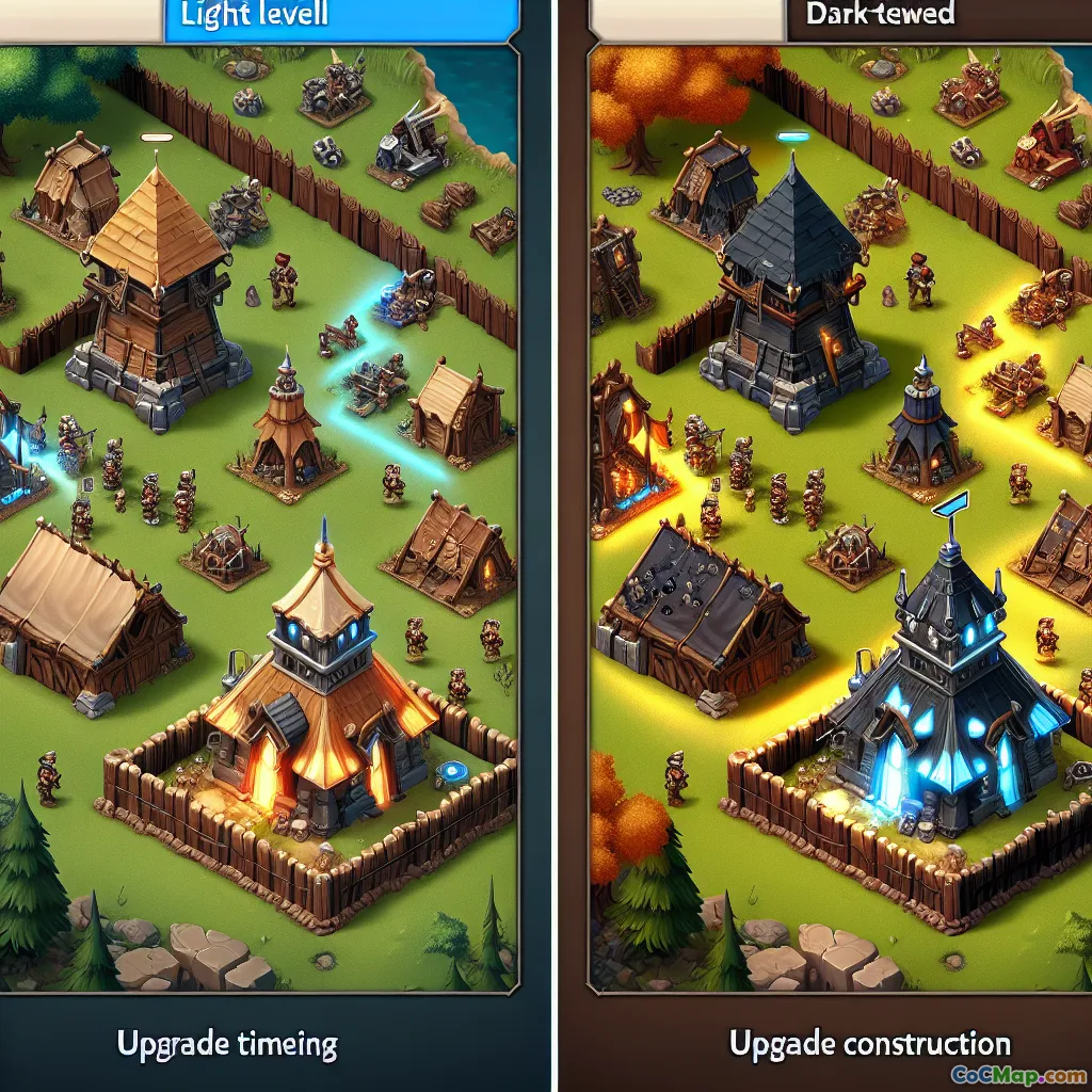 Barracks and Dark Barracks: Upgrade Timing Comparisons