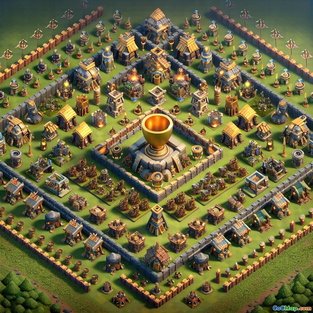 Base Optimization: Balancing Resource and Trophy Protection