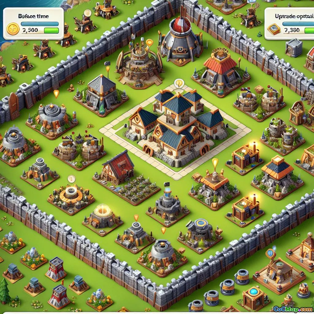 Base optimization strategies to defend and upgrade efficiently