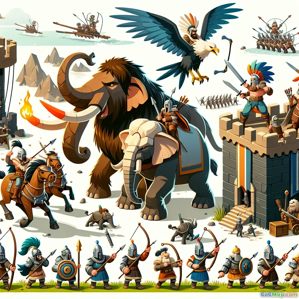 Cele mai bune unități ofensive pentru luptele de război ale clanului