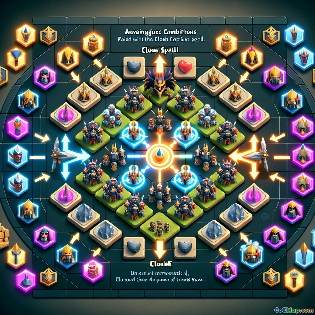 Nejlepší kombinace vojsk pro spárování s klonovým kouzlem