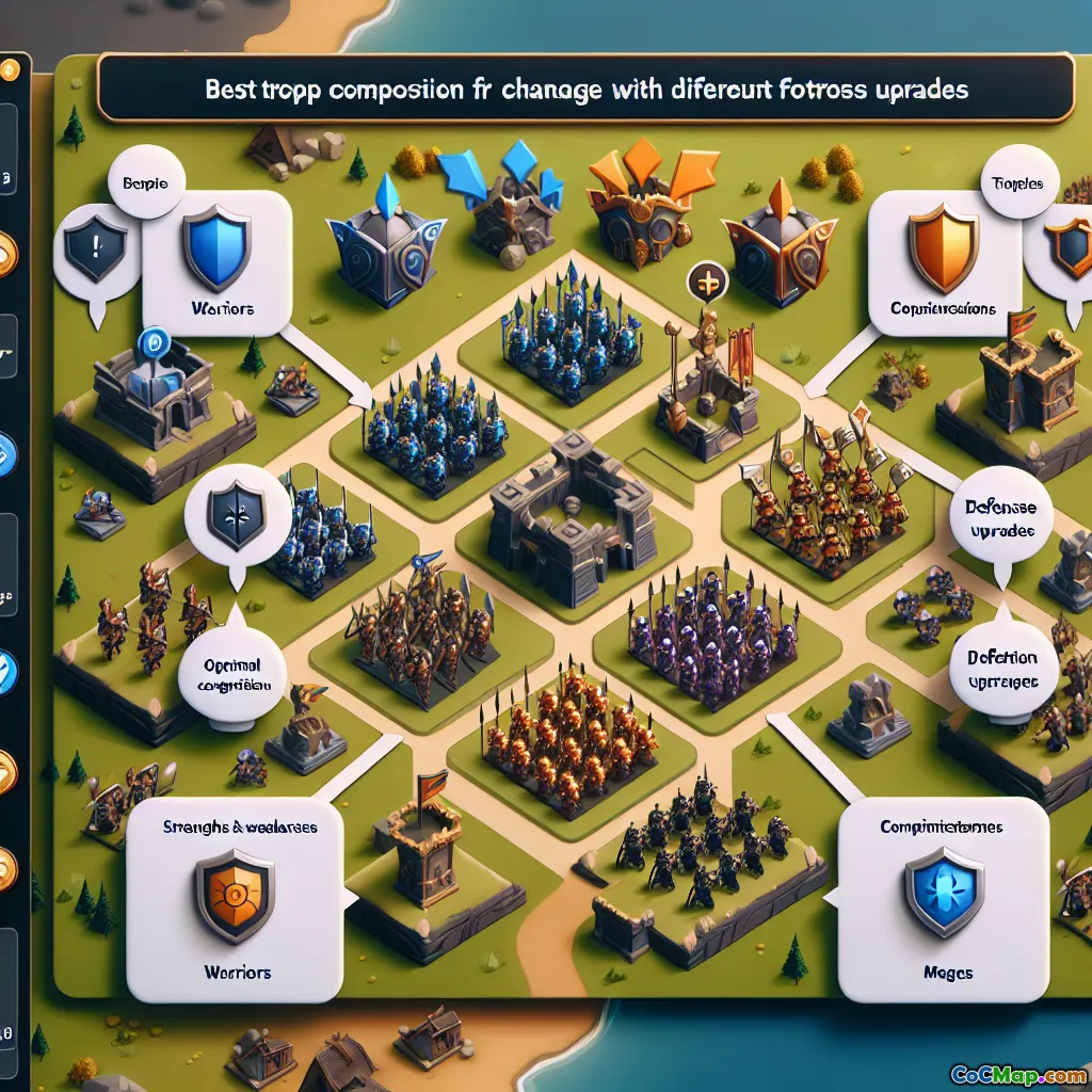 Best troop compositions for defense upgrades