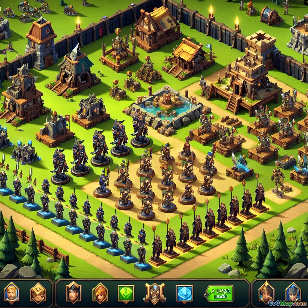 在建造者基地构建均衡军队