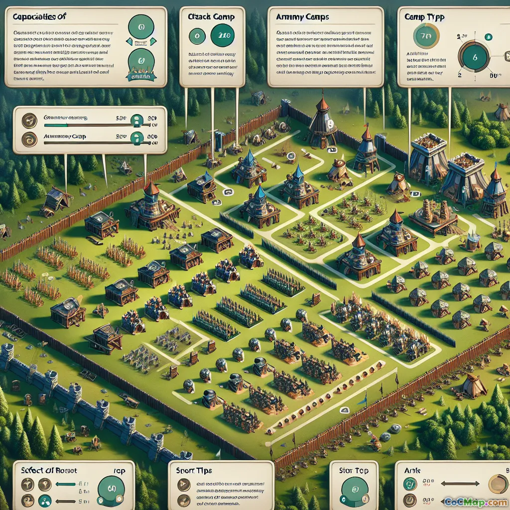 Sammenlignende analyse: Army Camp Capacity and deres innvirkning på gameplay