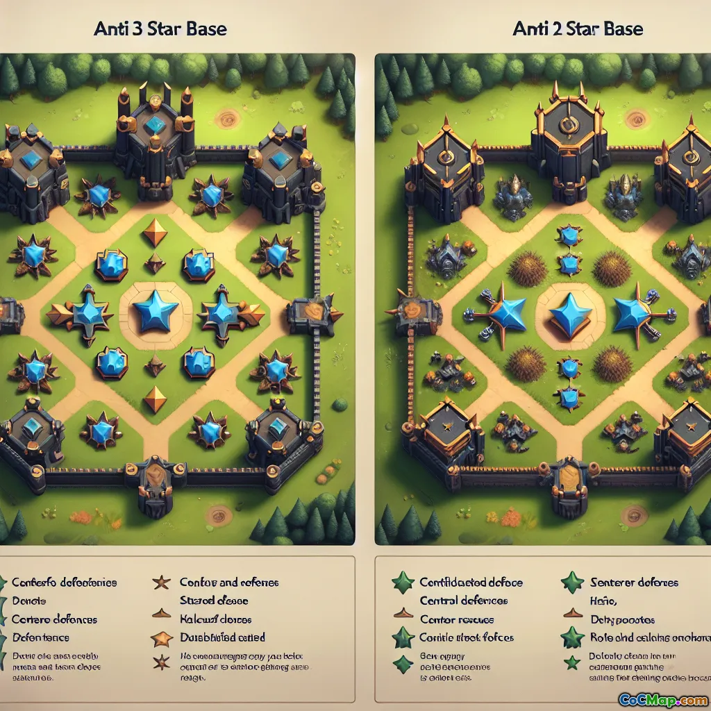 Comparing Anti 3 Star and Anti 2 Star Bases: Which Suits Your Clan?
