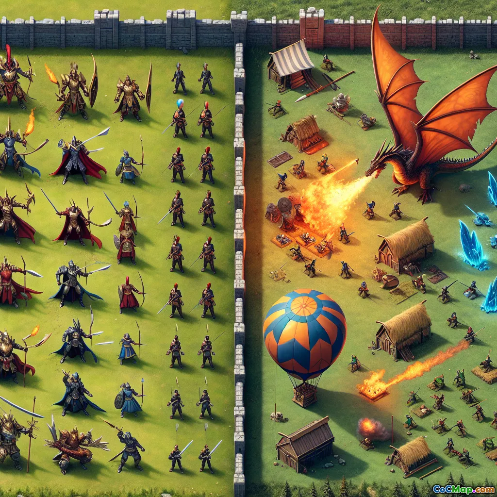 Compararea încărcărilor de trupe pentru diferite stiluri de atac