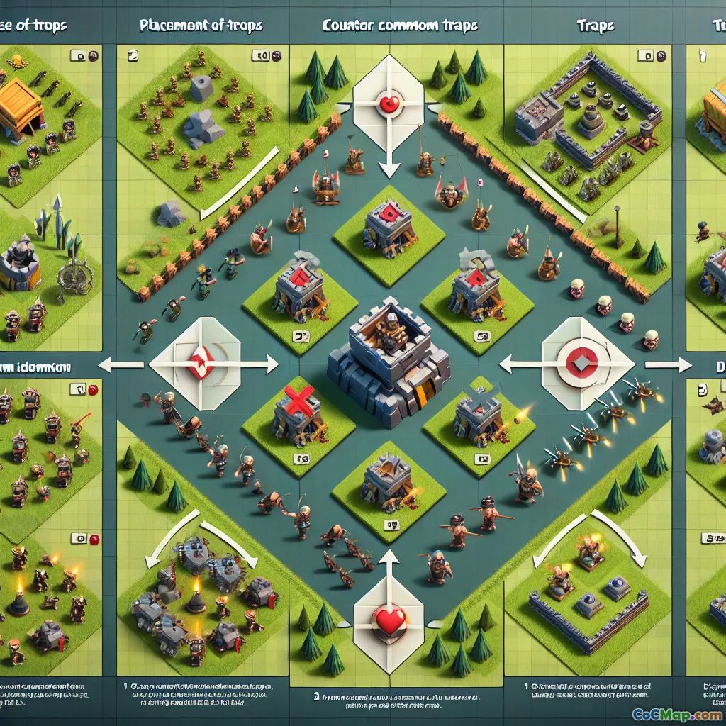 Motverkar vanliga fällstrategier i Clash of Clans