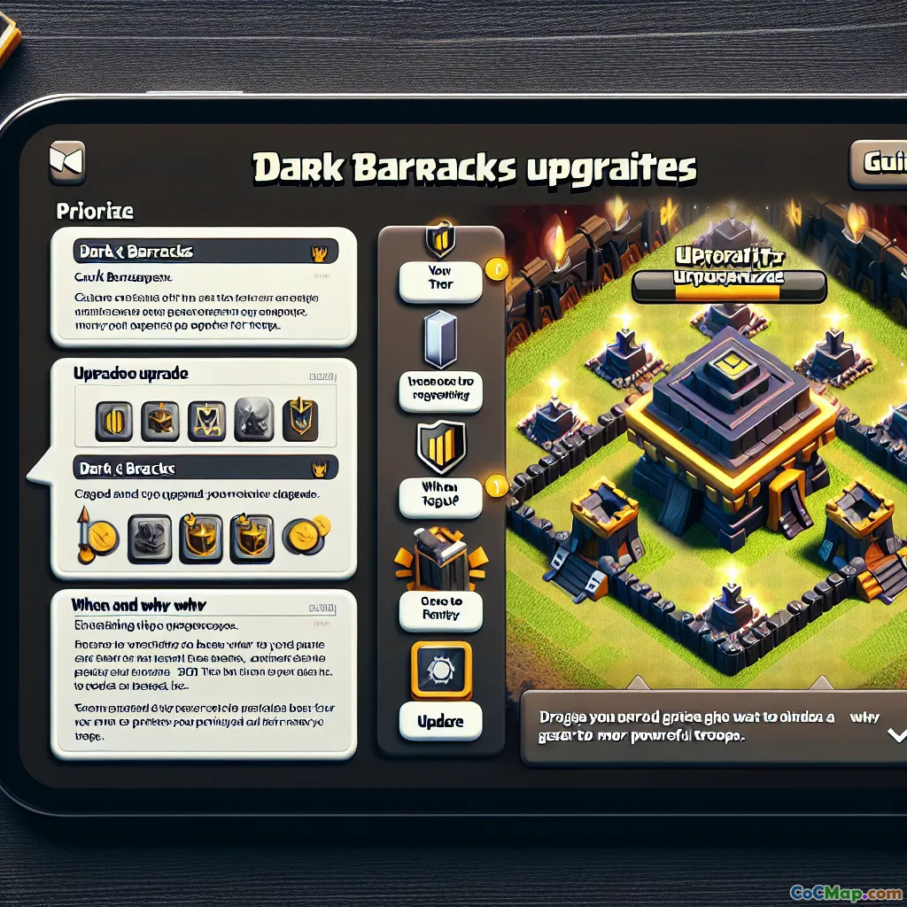 Améliorations de la Caserne Sombre : Quand et Pourquoi Prioriser