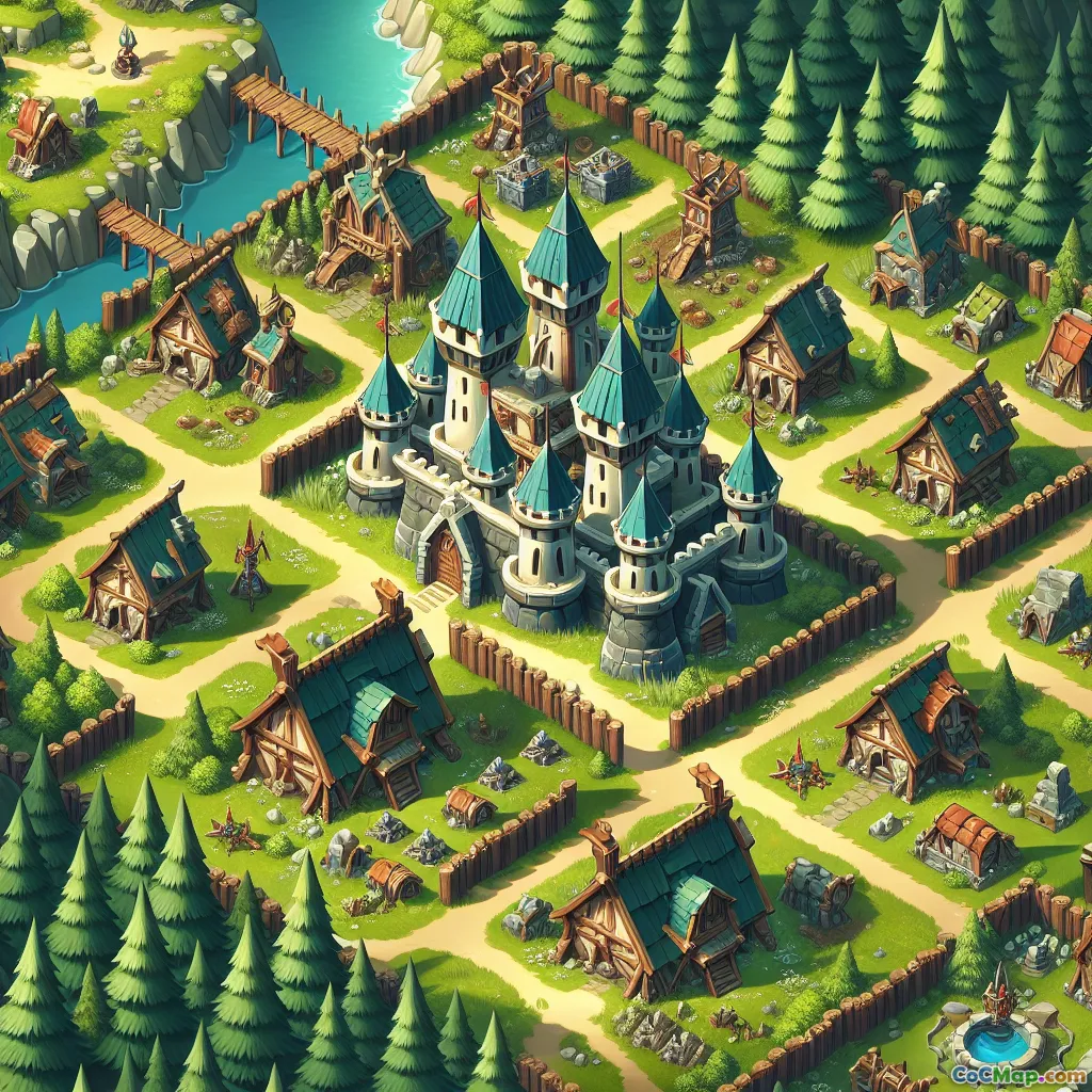 क्लान युद्धों के लिए रक्षा बेस लेआउट