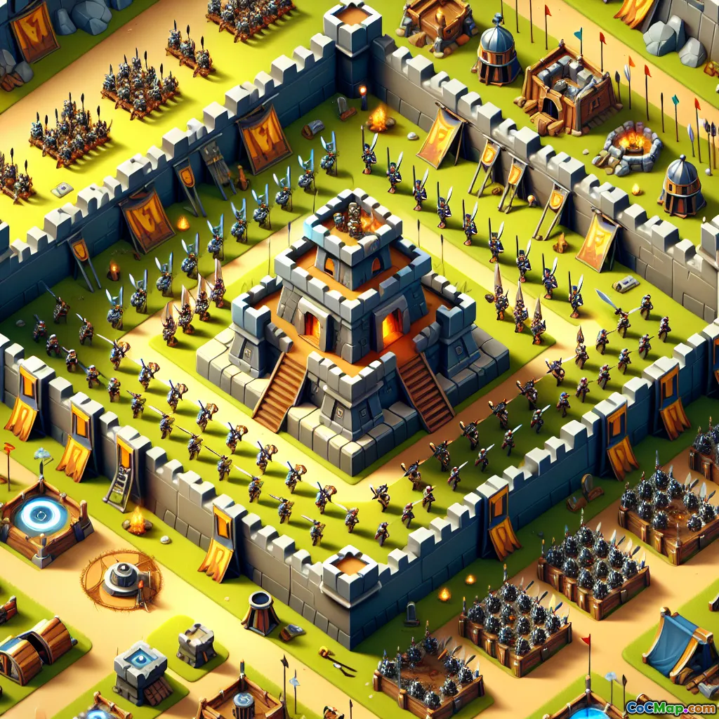 Designa effektiva krigsbaser i Clash of Clans