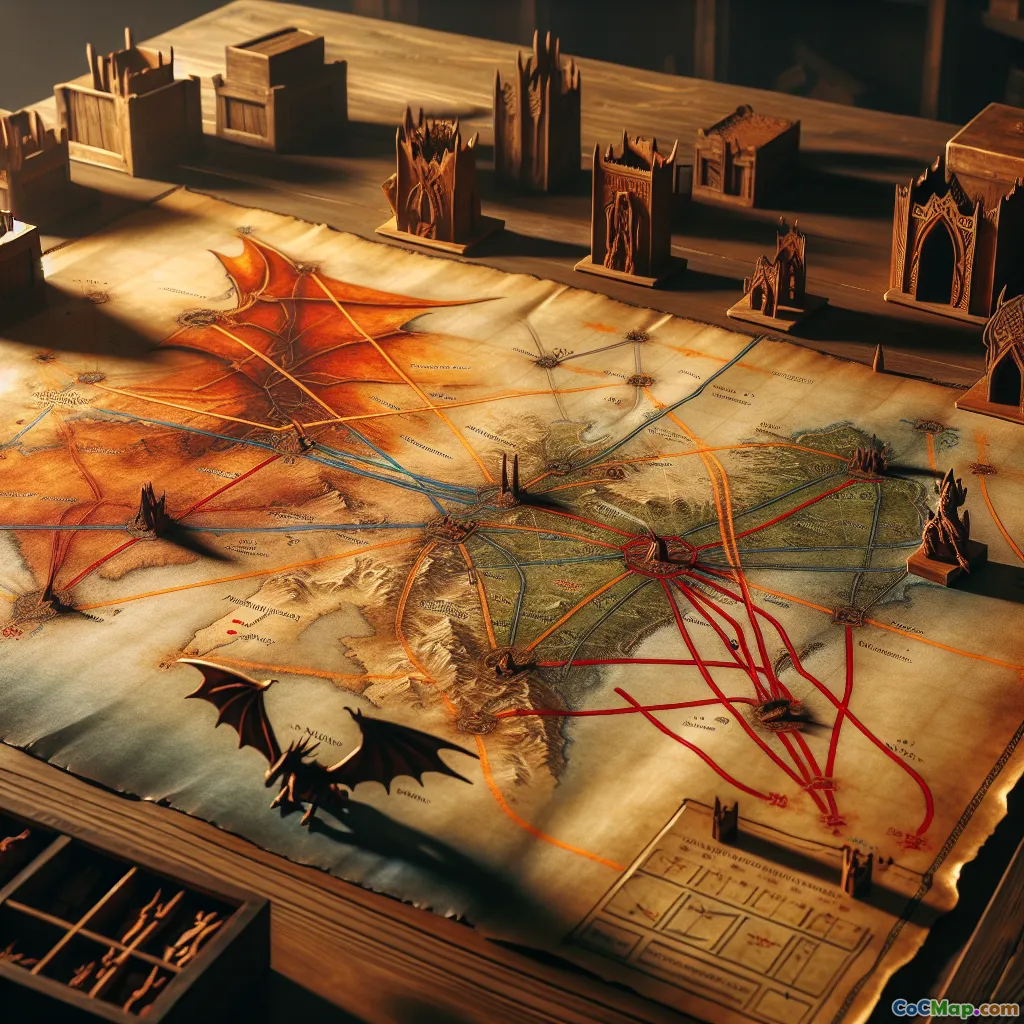 Caminhos de Voo dos Dragões e Planejamento de Ataques