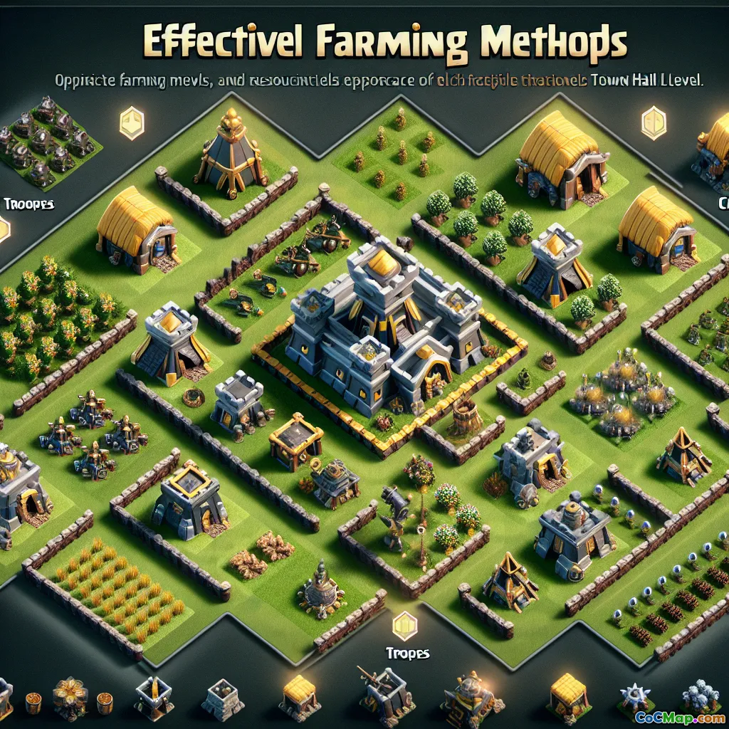 Chiến lược Farm hiệu quả từ TH10 đến TH14