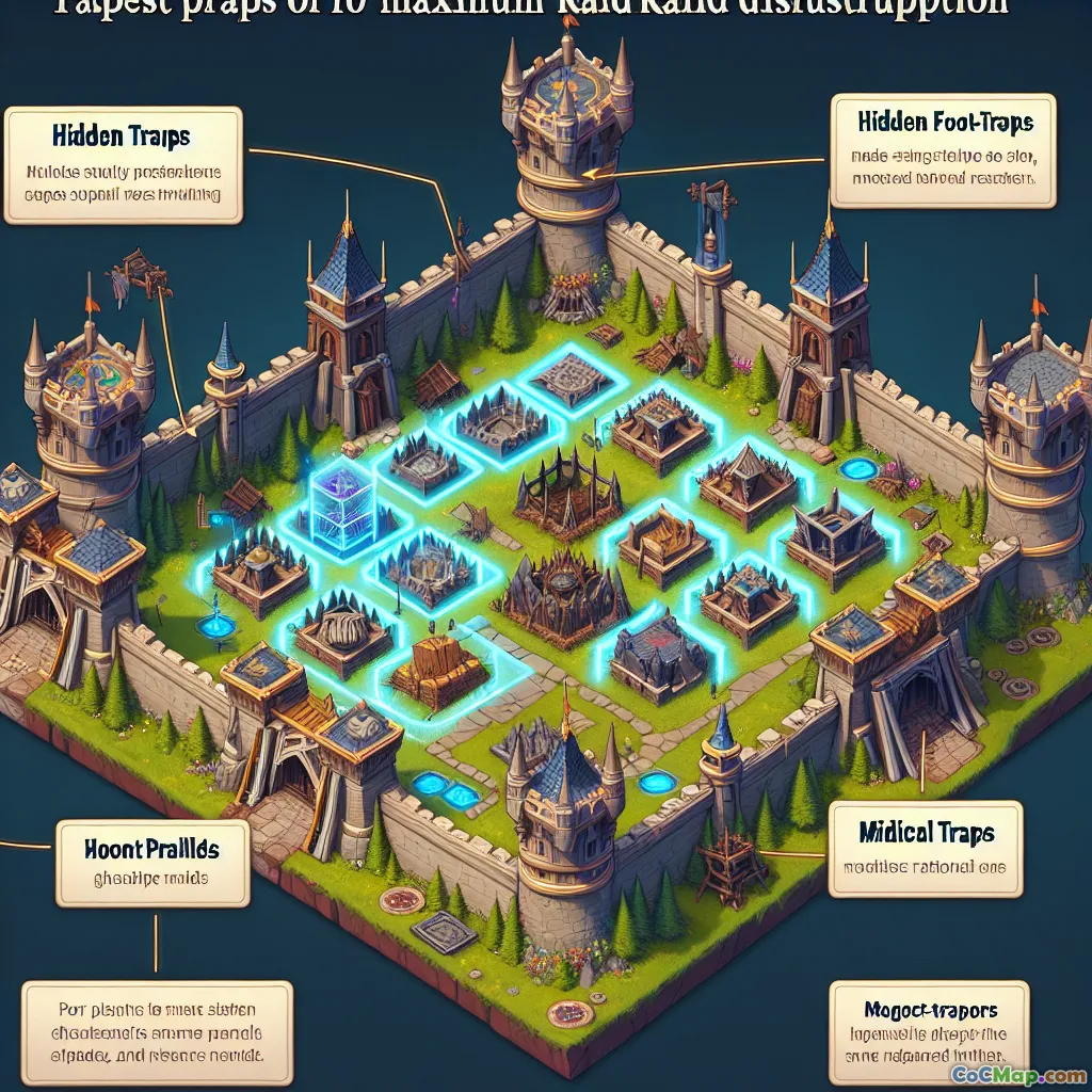 Penempatan Trap Efektif untuk Gangguan Raid Maksimal