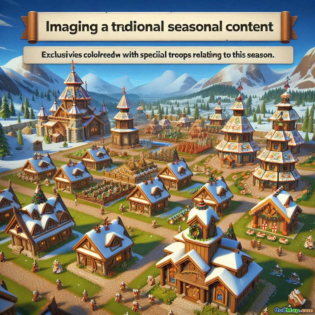 다가오는 클래시 오브 클랜 시즌 콘텐츠의 독점 미리보기