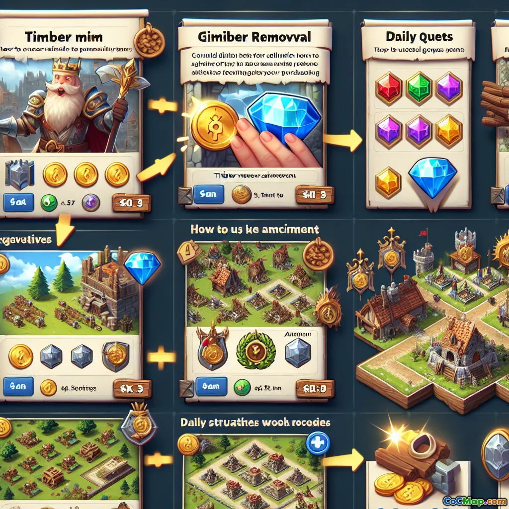 클래시 오브 클랜에서 돈을 쓰지 않고 보석을 버는 전문가 팁