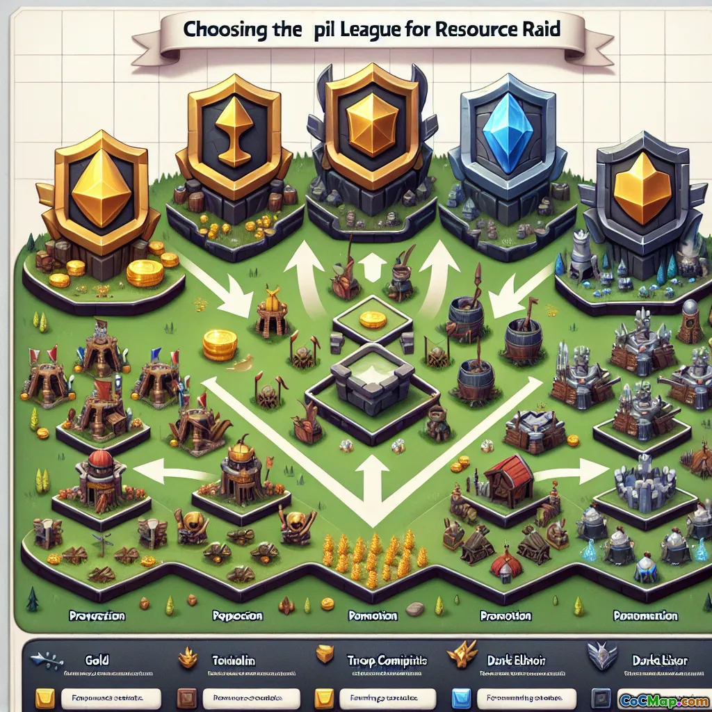 Farming Tips: How to Choose the Best League for Resource Raids