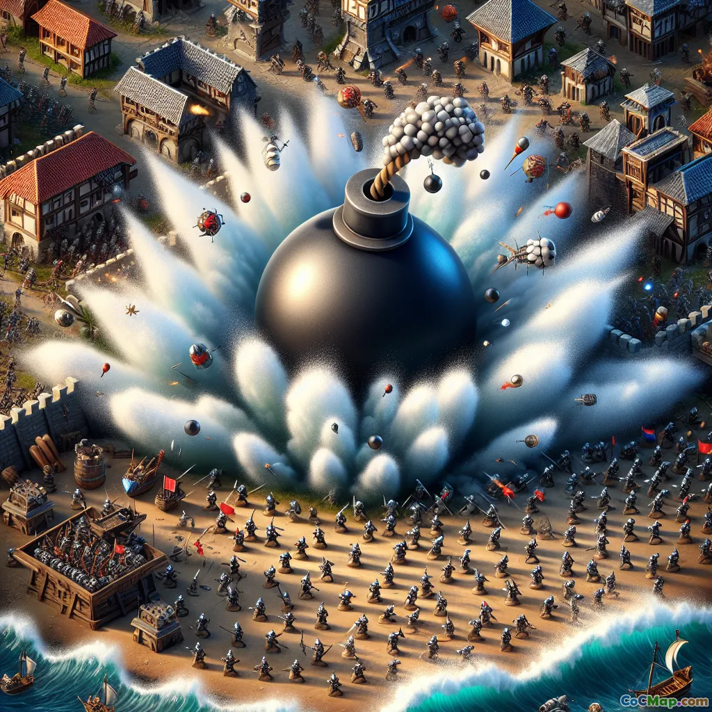 Cum bombele uriașe pot transforma valul luptei în Clash of Clans