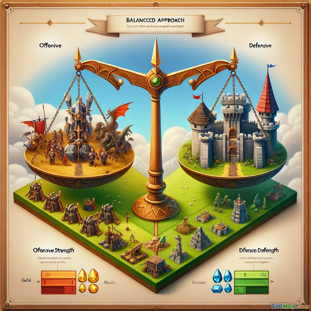 Hvordan balansere oppgraderinger for krenkende og defensiv styrke