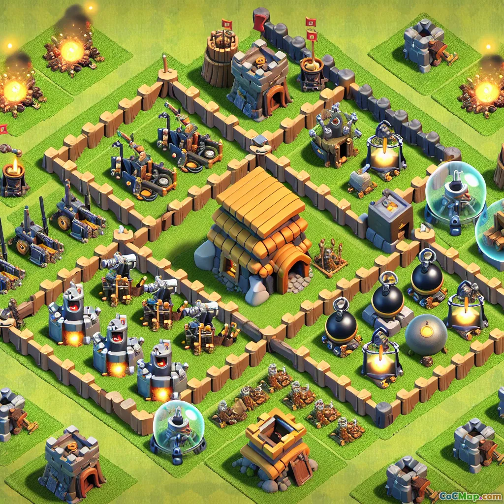 Como Utilizar Bombas de Forma Eficaz para Máximo Dano em Layouts de Defesa