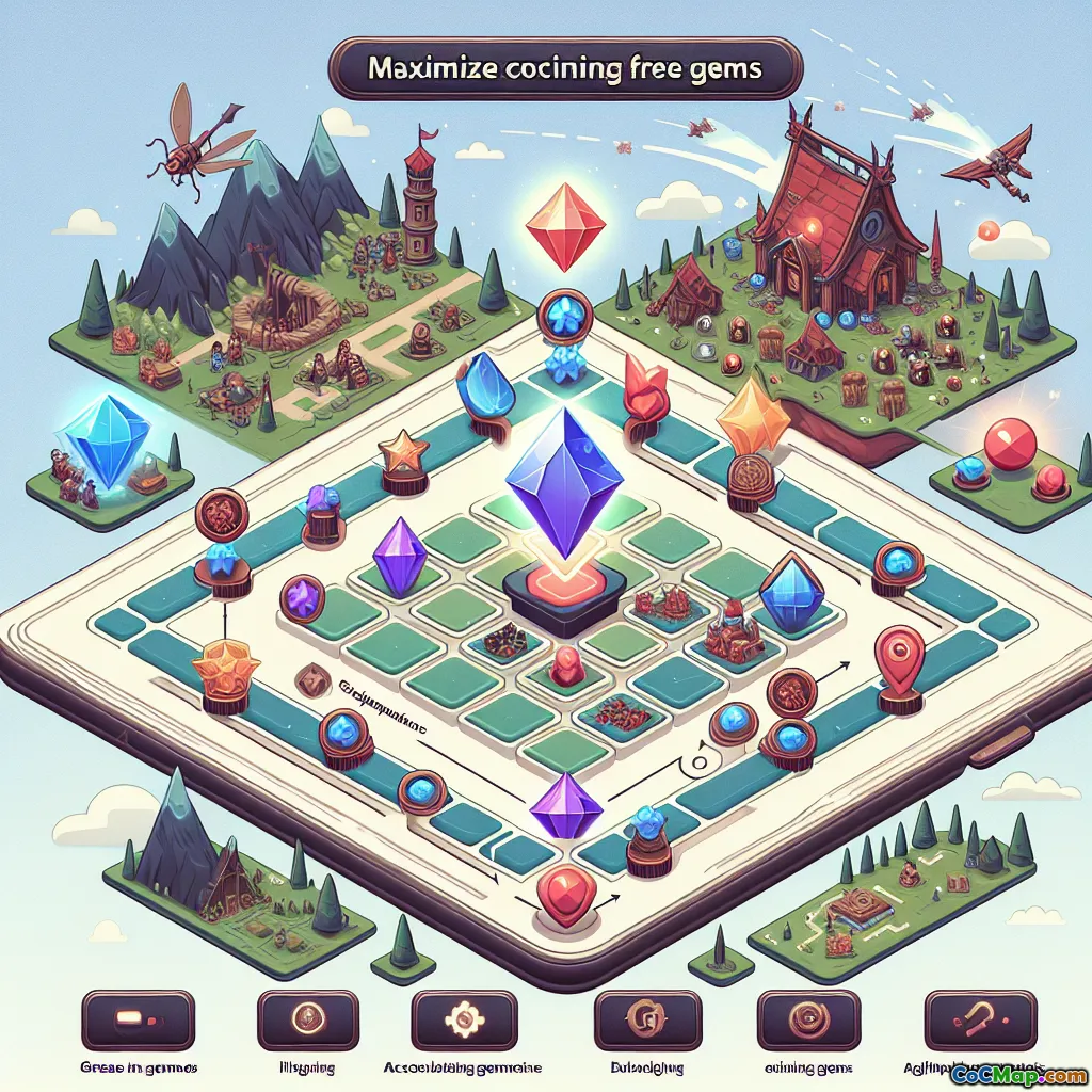 How to maximize free gems through in game activities