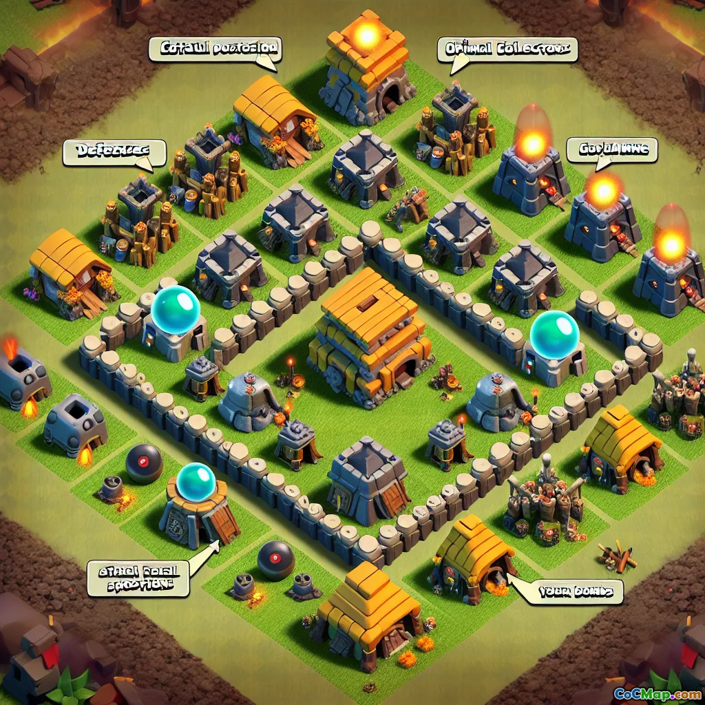 Hur man strategiskt placerar bomber för maximalt försvar i Clash of Clans