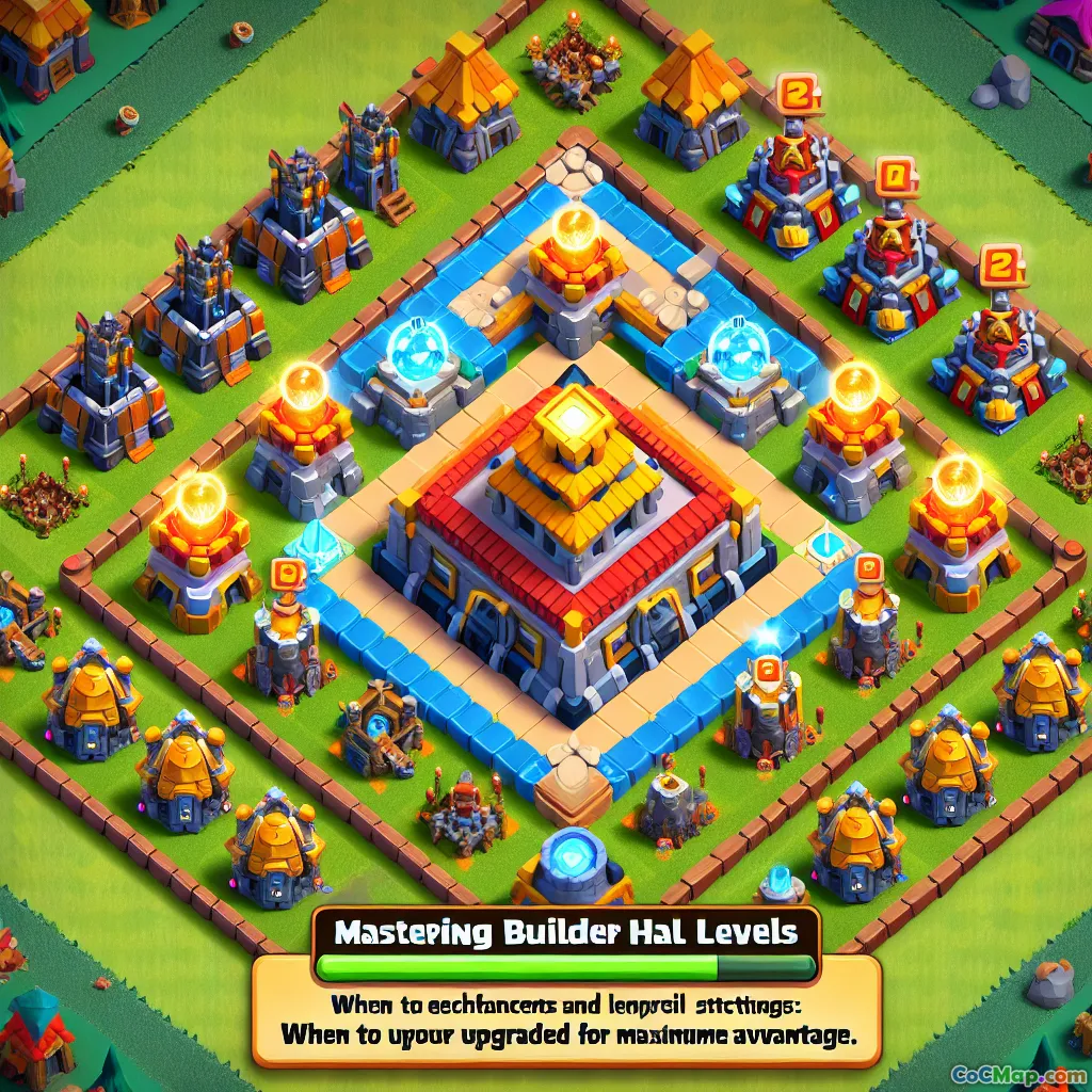 Mastering Builder Hall -nivåer: När man ska uppgradera för maximal fördel
