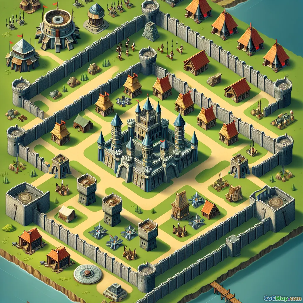 Behärska byggnadsplacering för maximalt försvar