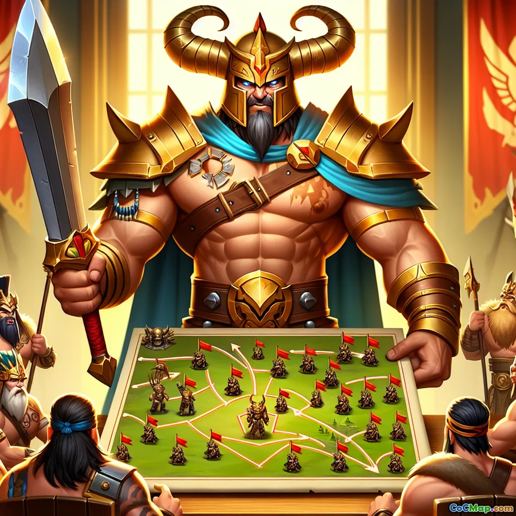 Maximera din klankrigsframgång med den barbariska kungtaktiken