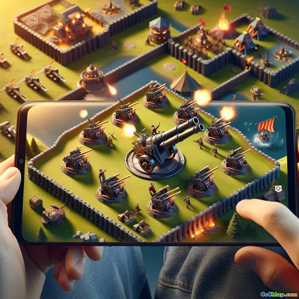 Maximizing Cannon Effectiveness in Clash of Clans