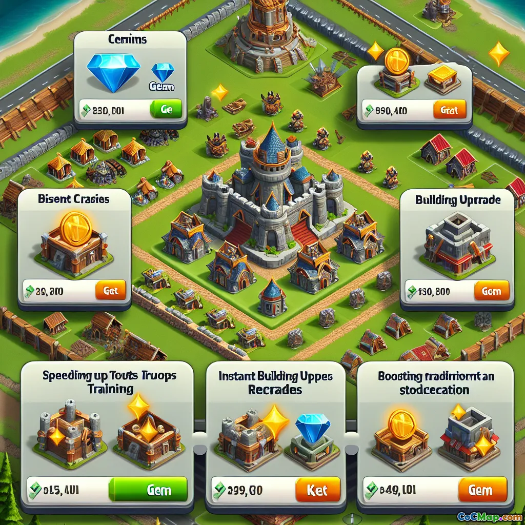 Maximizarea consumului de bijuterii în Clash of Clans