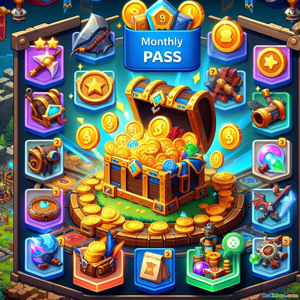 Maandelijkse pas: hoe u het maximale uit botsing van clans beloningen kunt halen