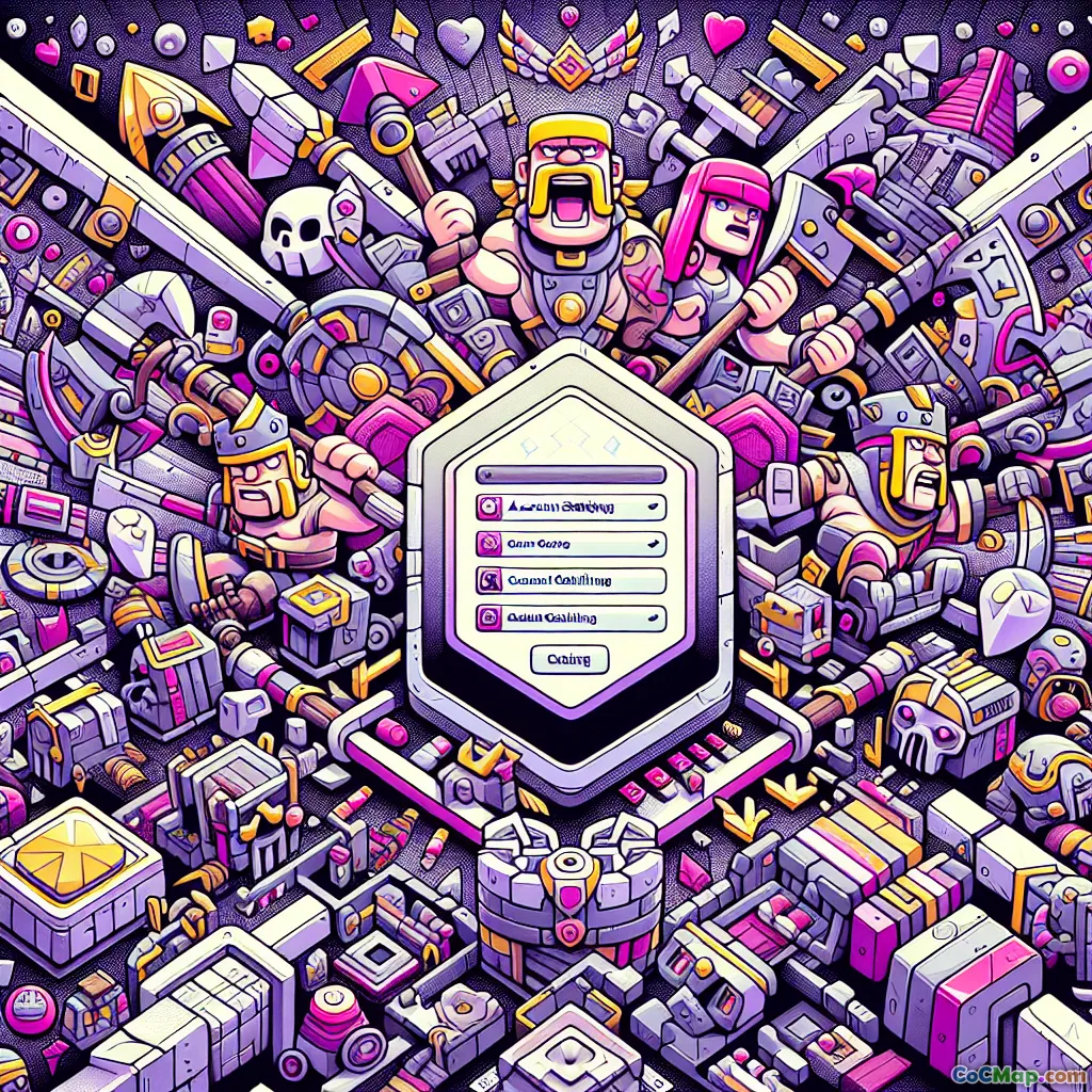 Navegando pelas Configurações de Conta em Clash of Clans com Facilidade