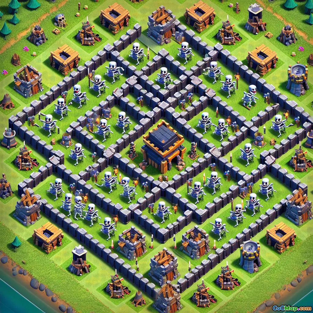 Optimera skelettfällor för defensiv framgång