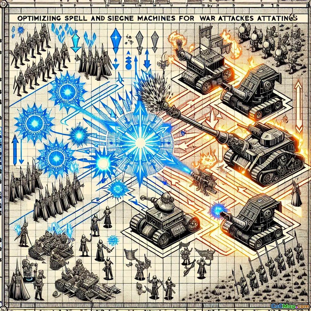 Optimizing Spell and Siege Machine Pairings for War Attacks