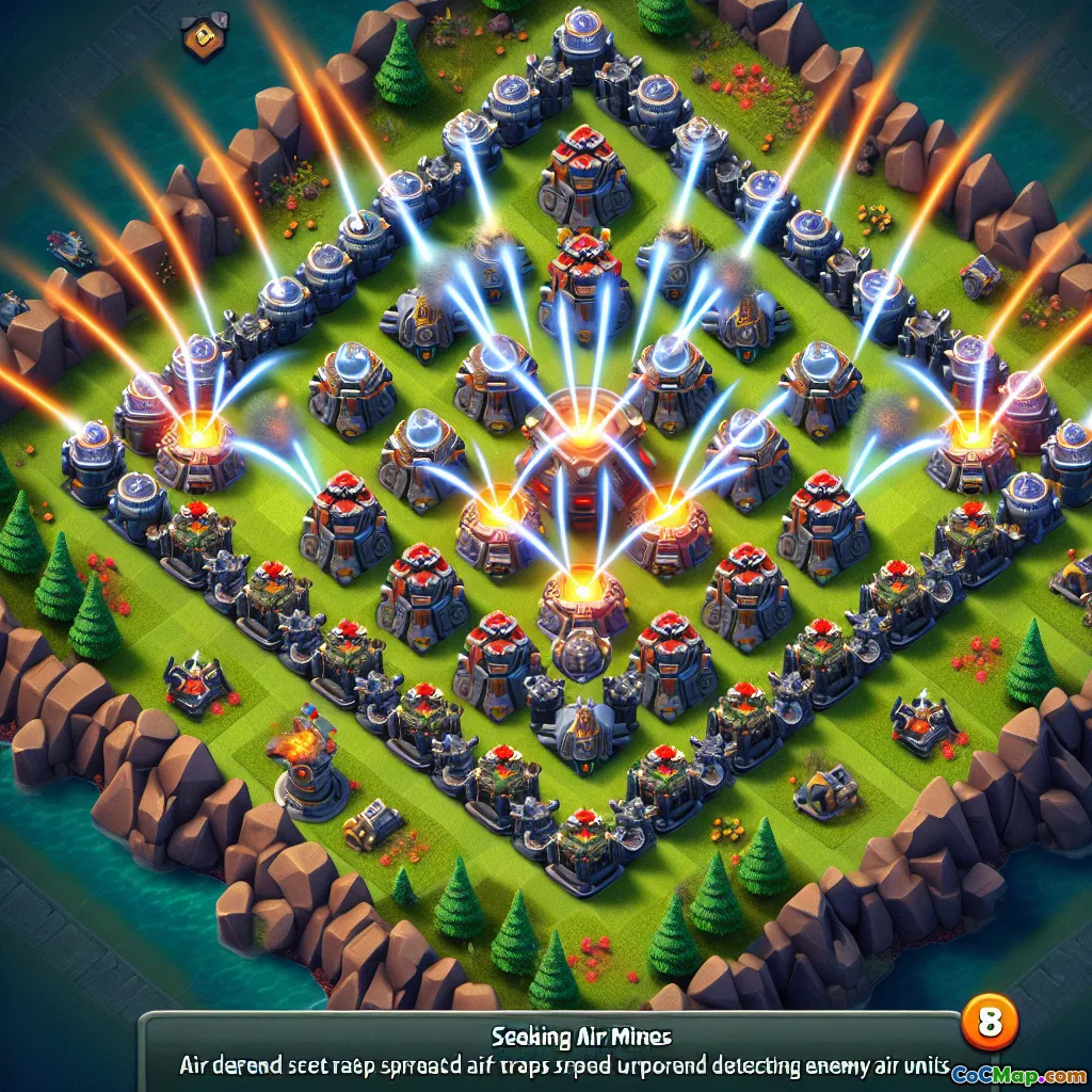 Vị Trí Hoàn Hảo của Mìn Không Khí Tìm Kiếm để Phòng Không Không Khí
