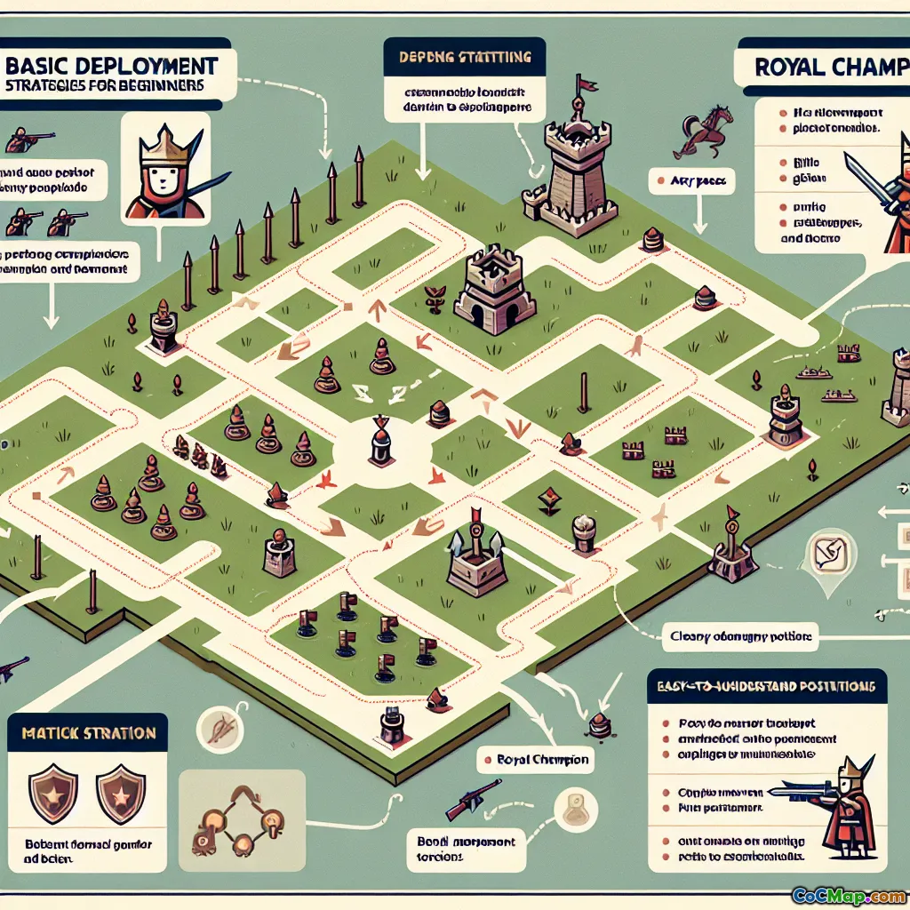 نصائح توزيع البطلة الملكية للمبتدئين في كلاش أوف كلانس