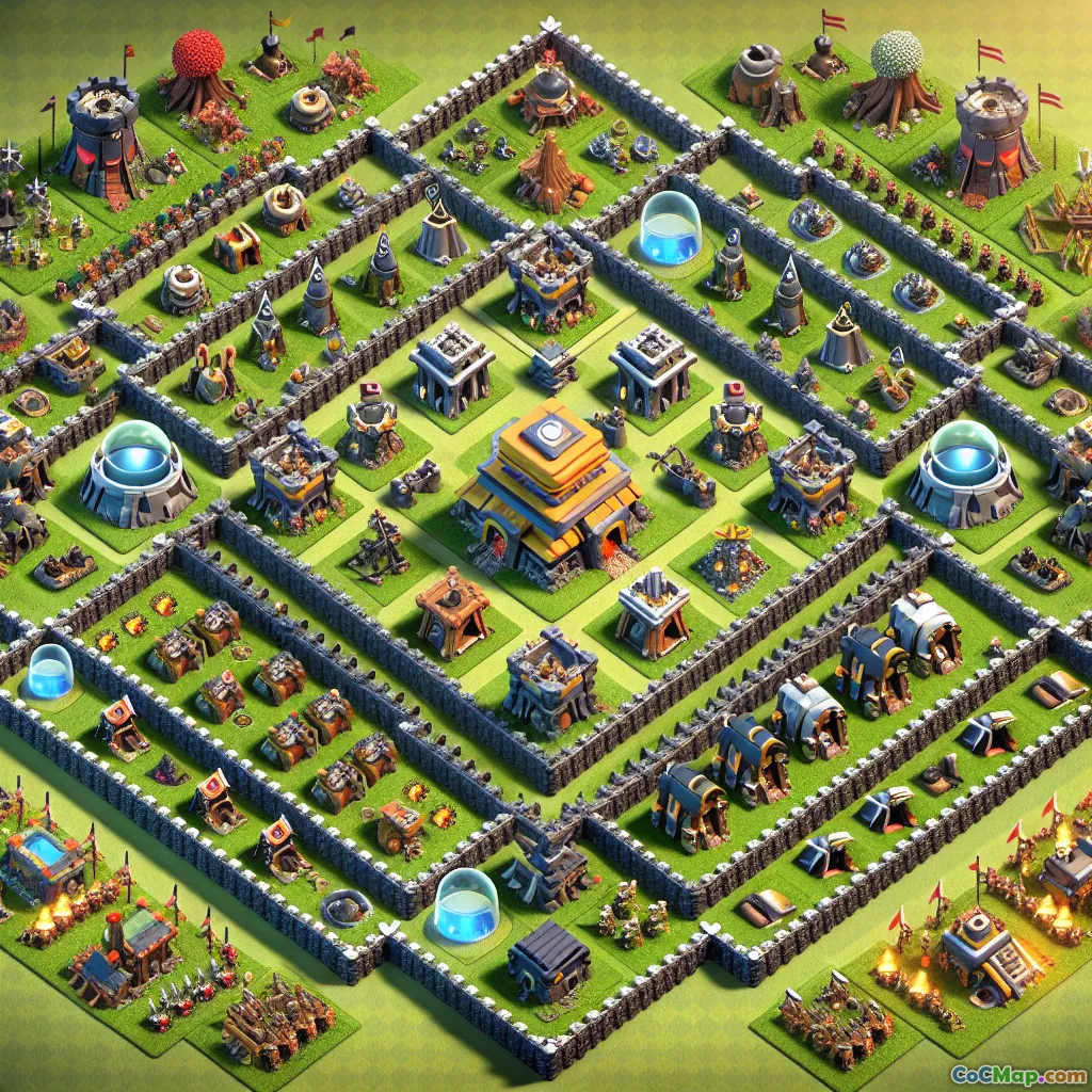 Geheimnisse zum Ausgleich von Angriff und Verteidigung in Kriegsbasenlayouts