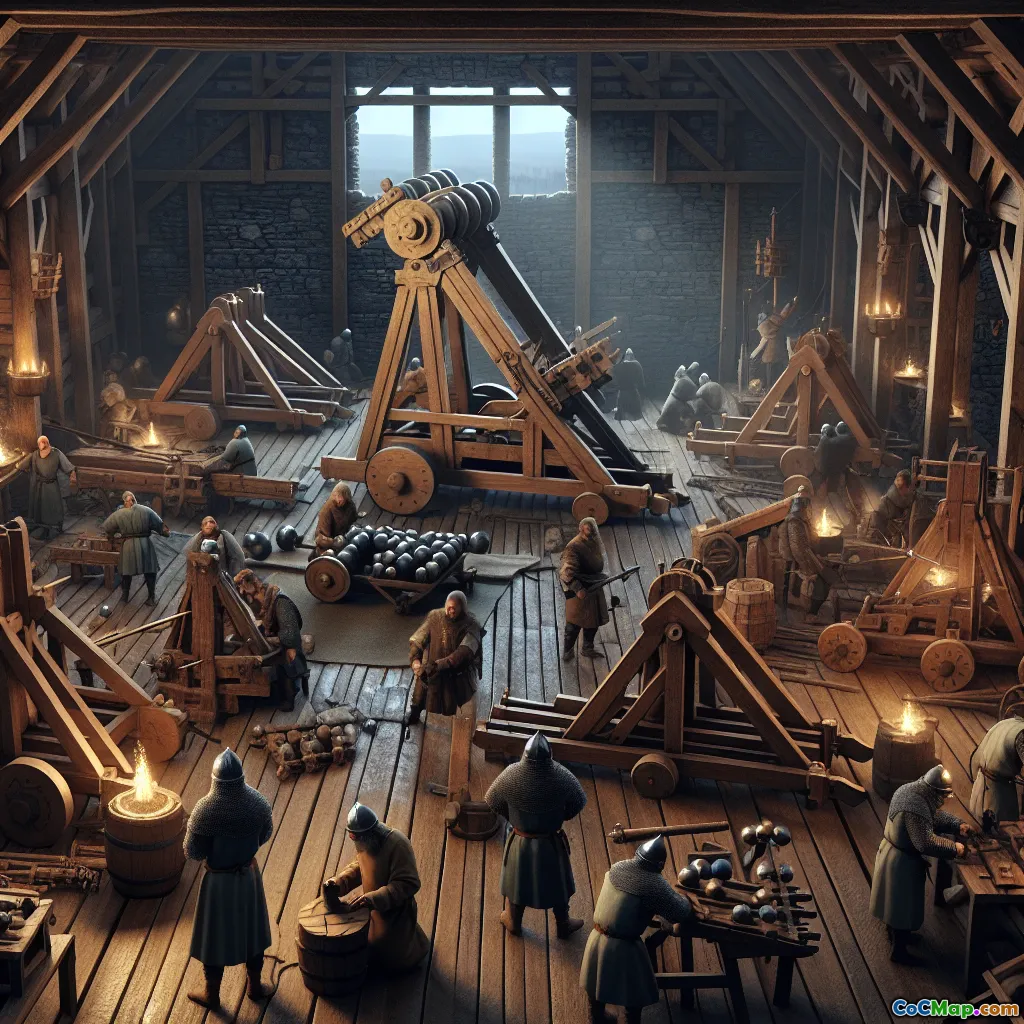 Innovationen in der Belagerungswerkstatt zum Durchbrechen von Verteidigungen