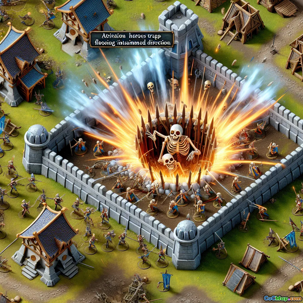 Skeleton Trap Tactics: Disrupting Hero Charges and Funnel Attempts