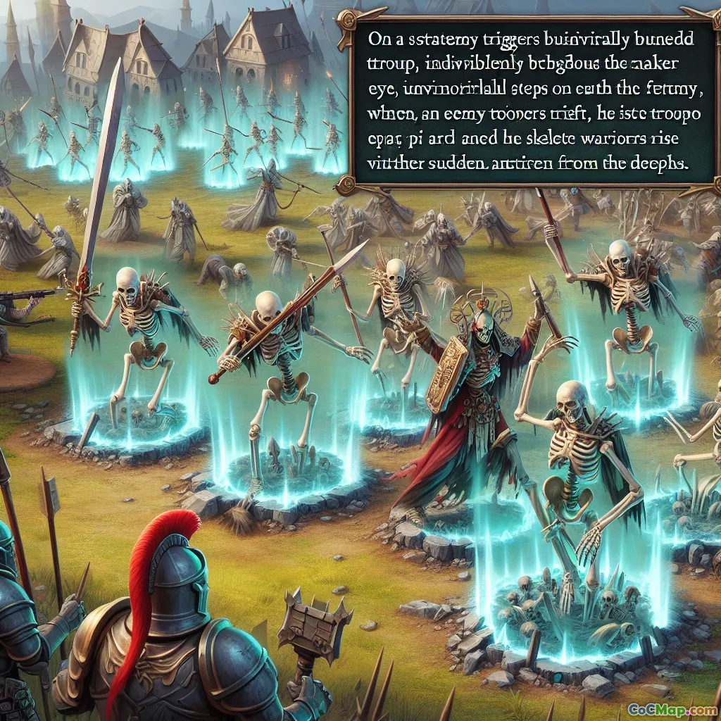 Skeleton Traps: Confusing and Distracting Enemy Troops