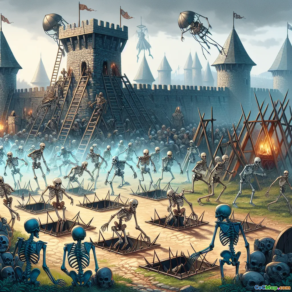 Skeleton Traps: Decoys That Turn Defense Into Victory