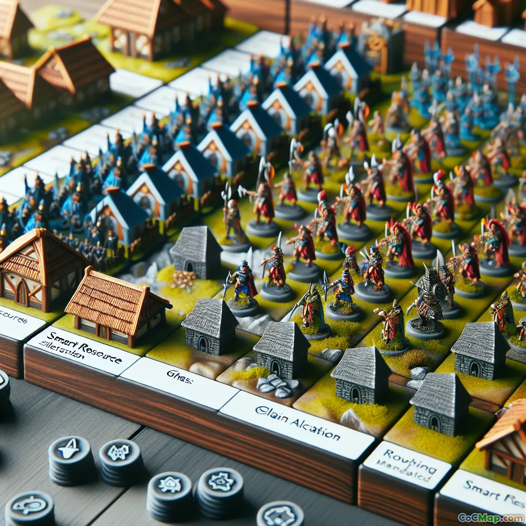 Smart resource allocation for clan wars success