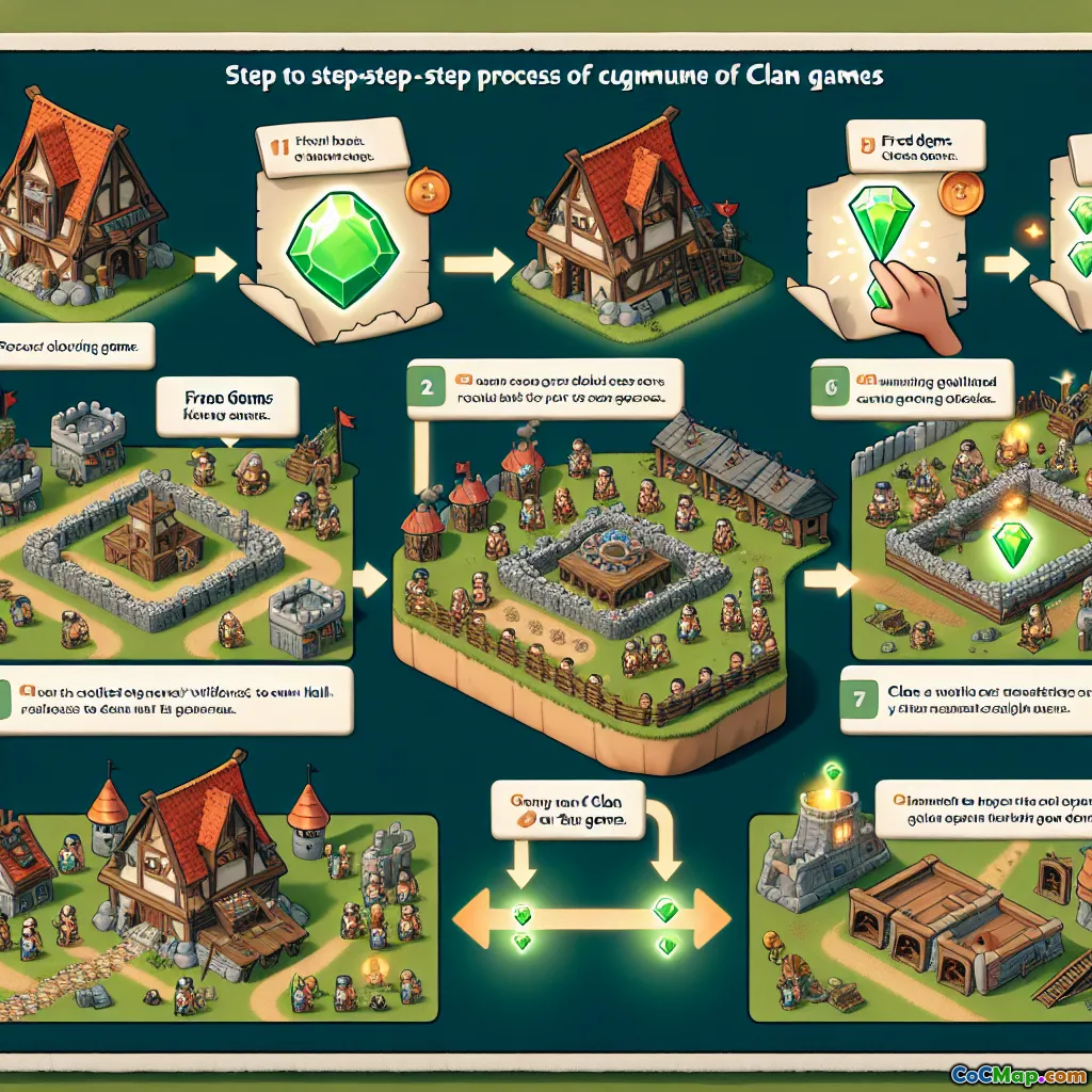 मुफ्त रत्न बढ़ाने के लिए स्टेप बाय स्टेप क्लैन गेम्स