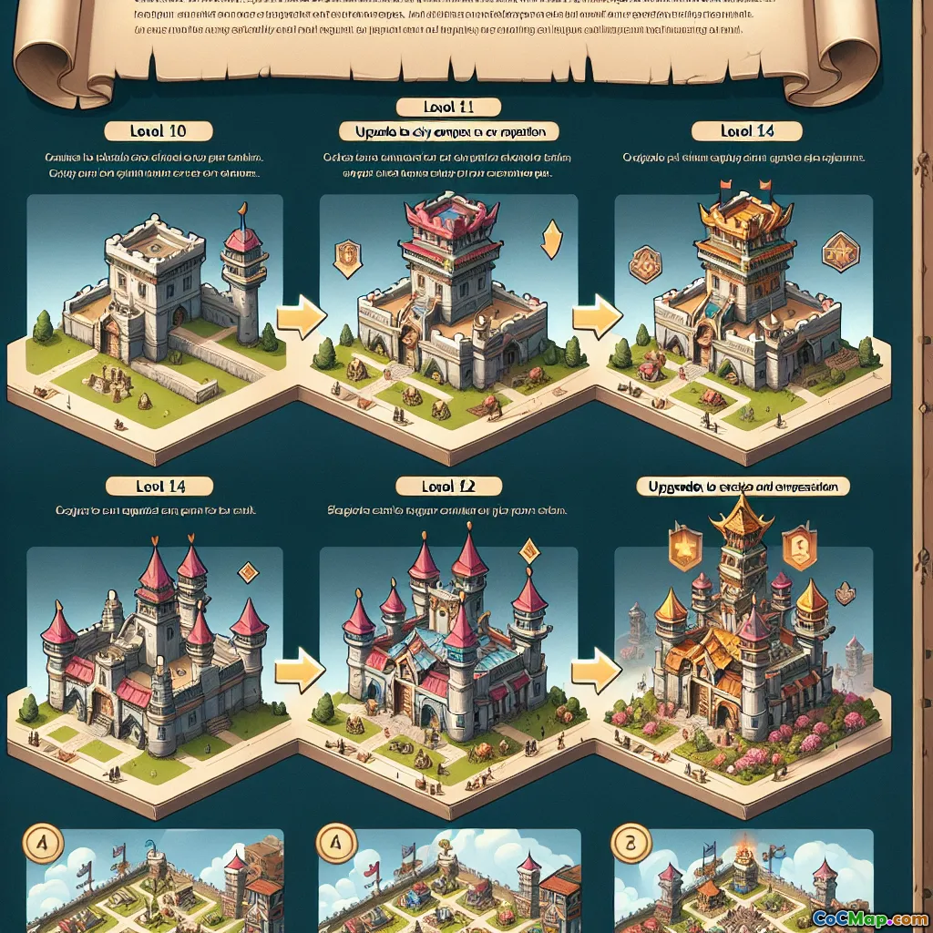 Step by step hero upgrade guide from Town Hall 10 to 14