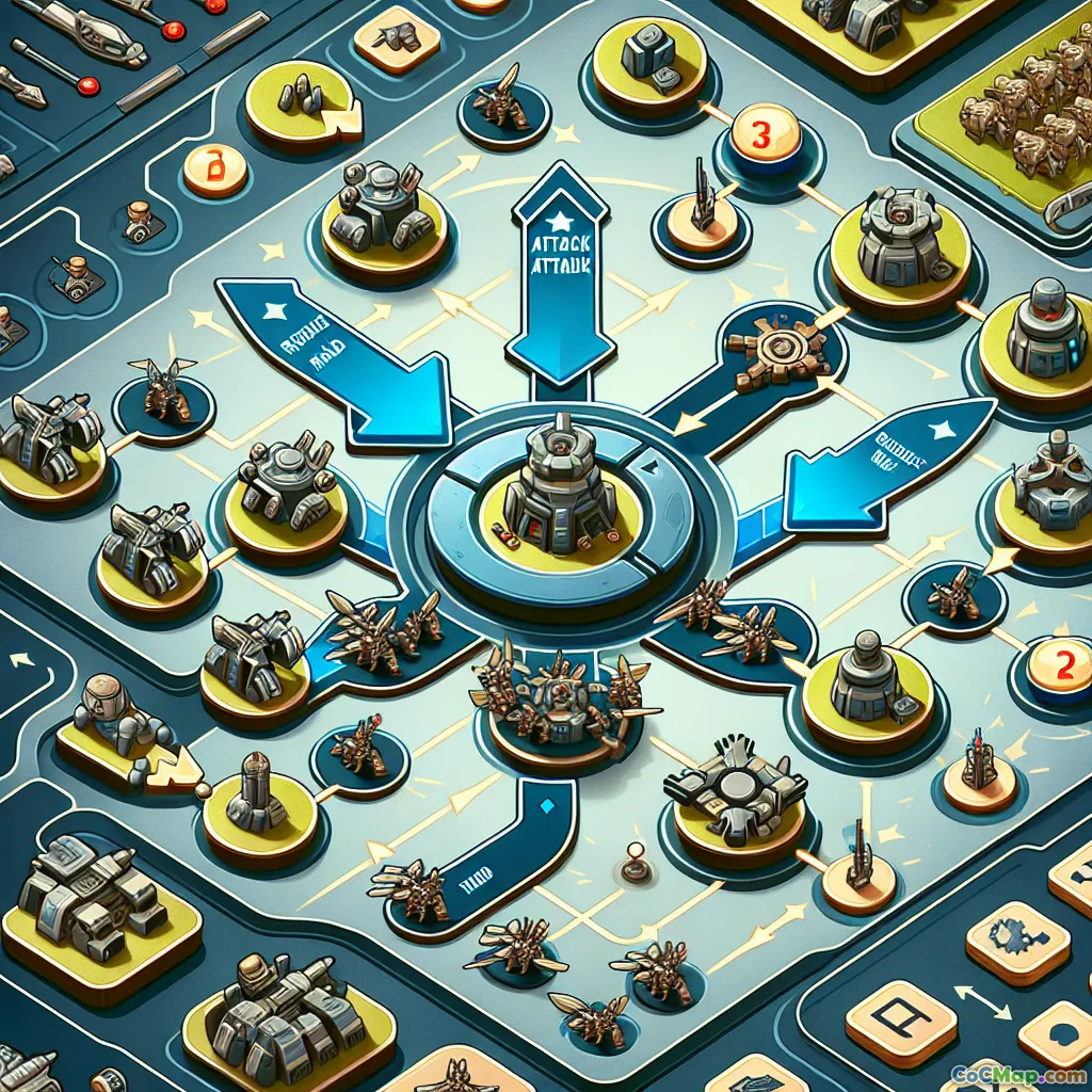 Planos de Ataque Estratégicos para Saques de Recursos