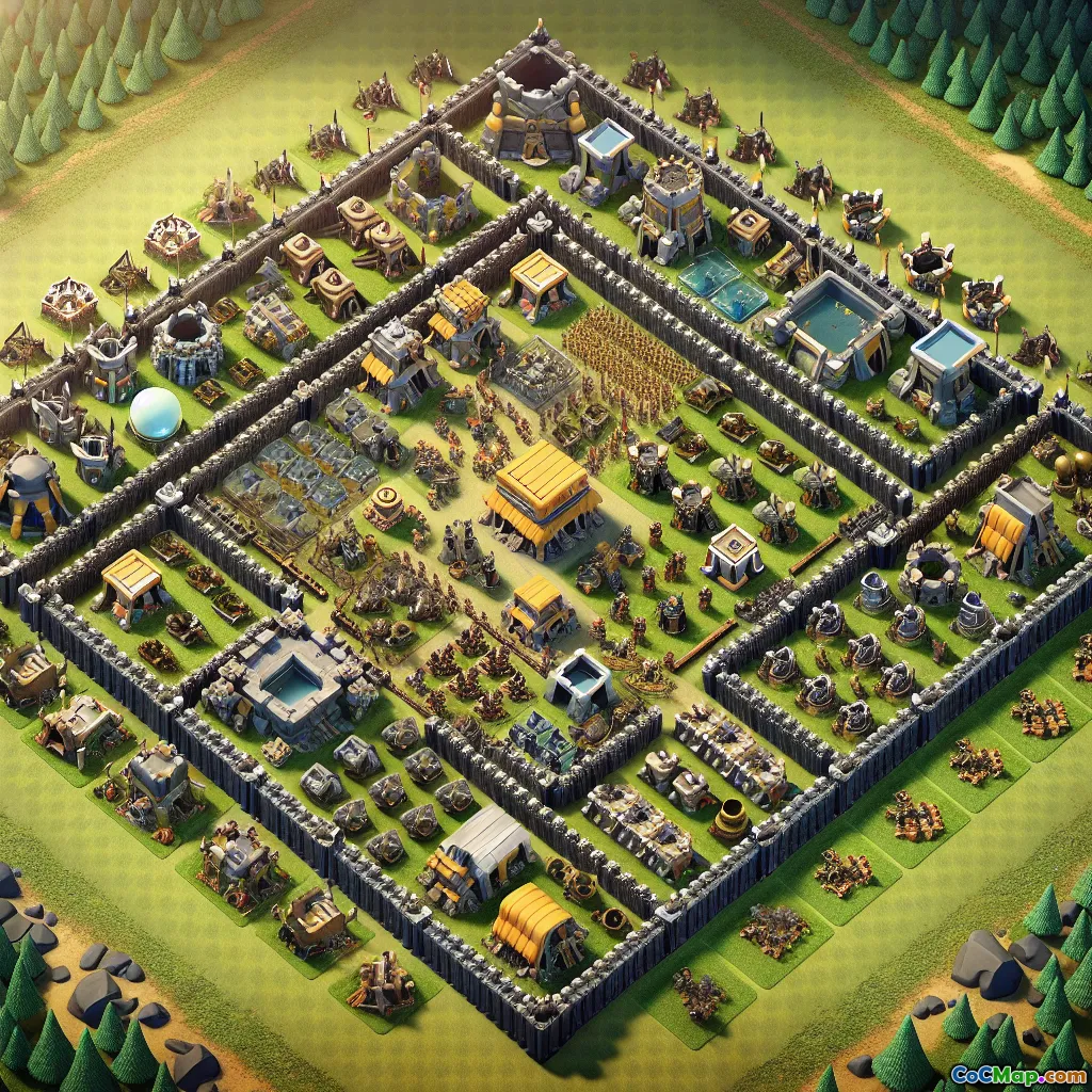 Strategic Placement of Offensive Buildings for War Success