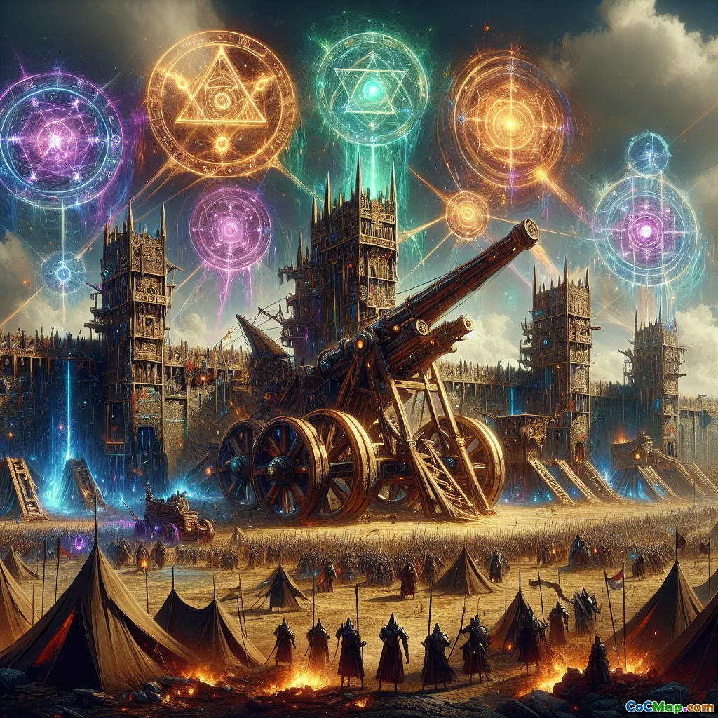 Strategic Spell Placement for Siege Machine Breakthroughs