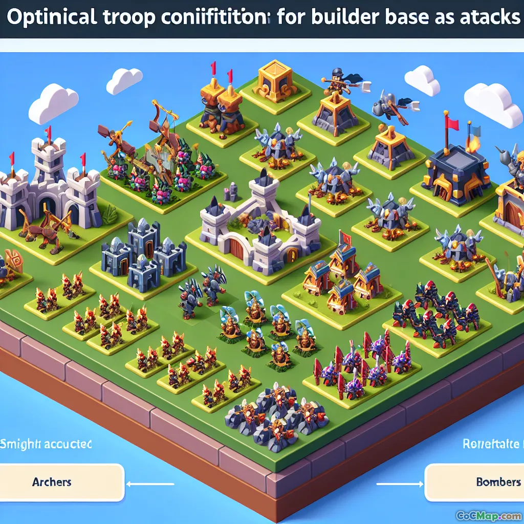 Nejlepší složení vojáků pro základní útoky stavitelů