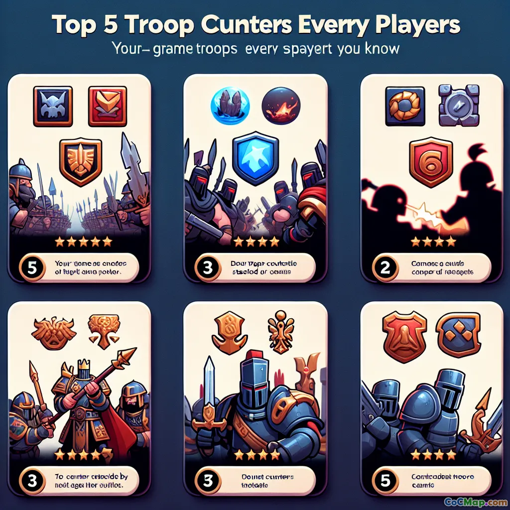 プレイヤー必見のトップ5ユニット対策